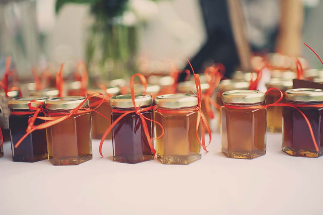 detalles de boda miel y mermelada