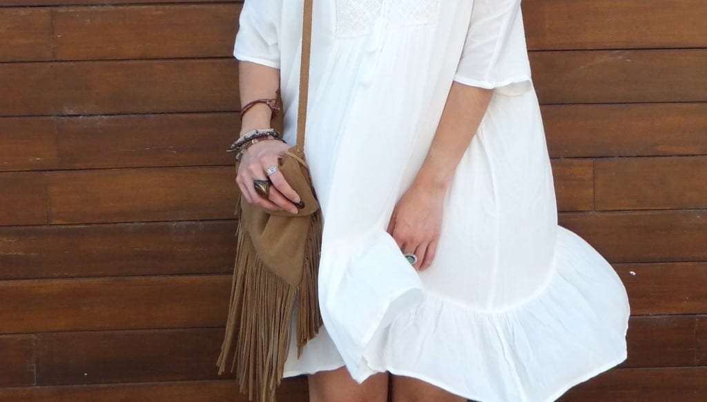 Vila Clothes vestido hippie blanco (4)