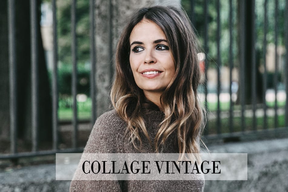 blogueras de moda collage vintage