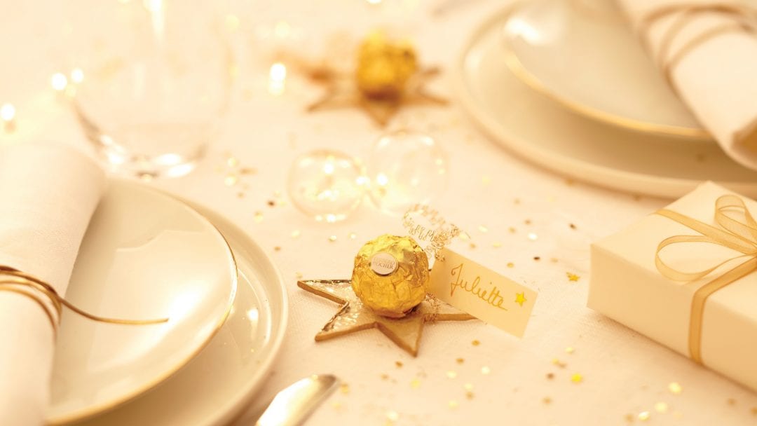 decoración con bombones Ferrero Rocher (5)