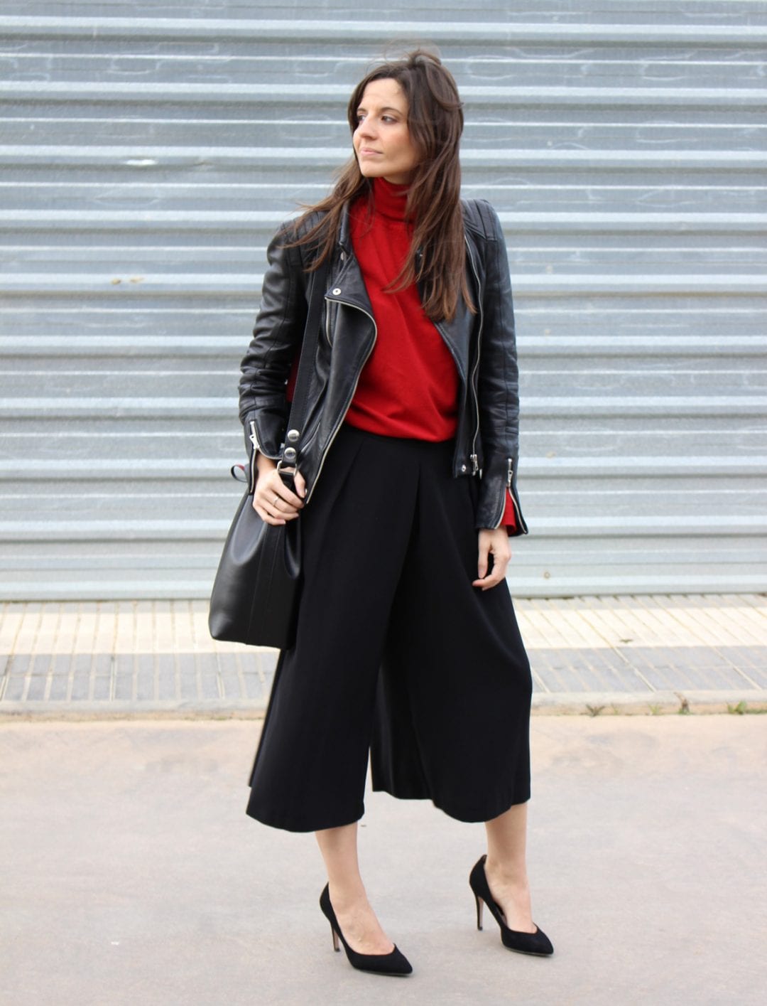 Cómo combinar un pantalón culotte negro | IN FRONT ROW STYLE