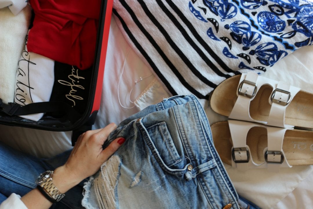 fashion blogger cómo hacer la maleta o equipaje de mano