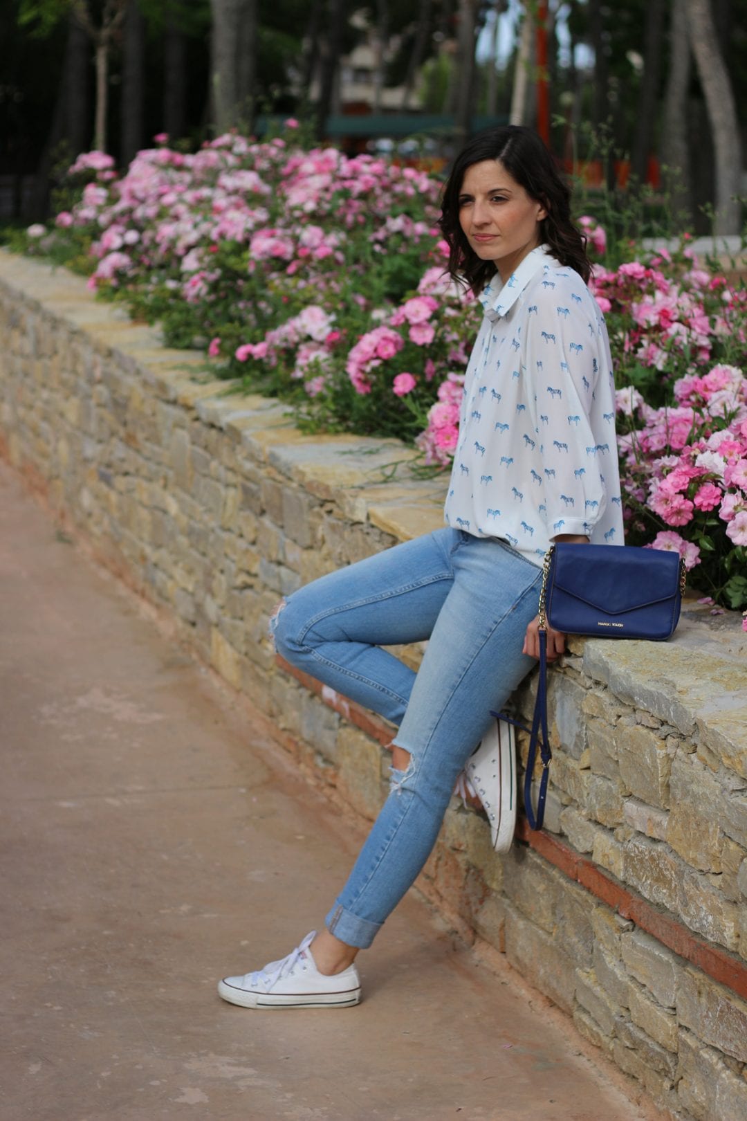 fashion blogger española con look casual