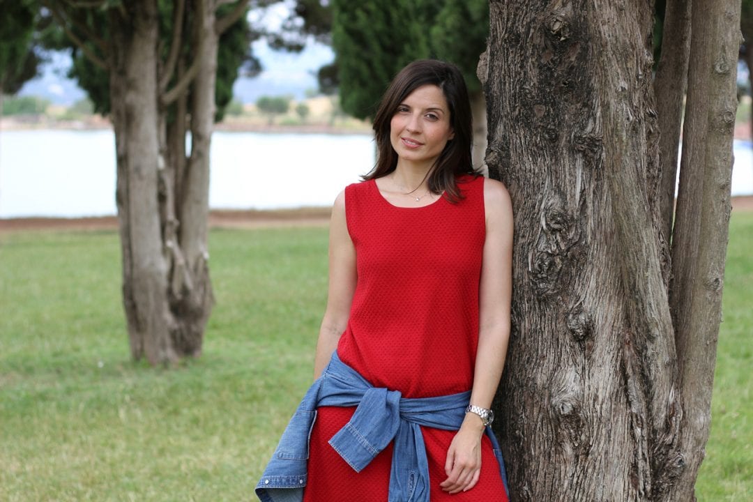fashion blogger vestido rojo 