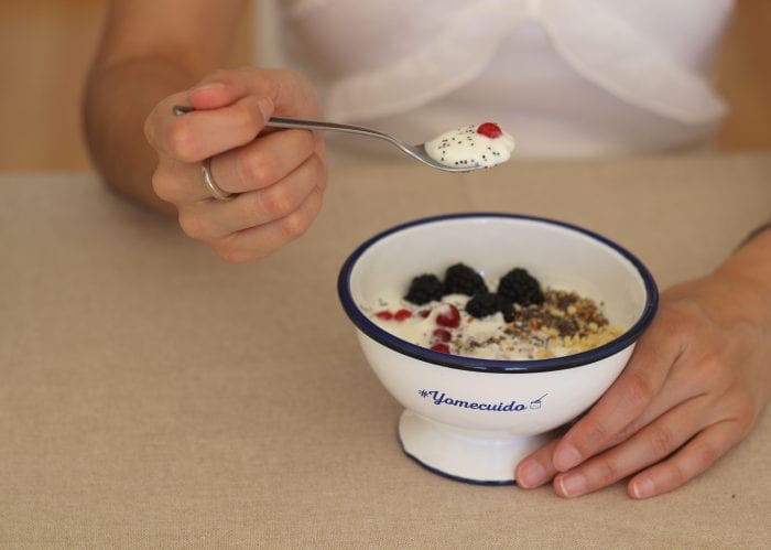 yogurt con semillas de chia
